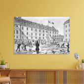 Voorbereiding van de behandeling van de veroordeel canvas afdruk (Insitu (Woonkamer))