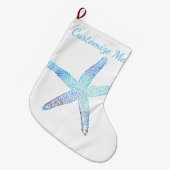 Voorbereiding van de kerststaartvis grote kerstsok (Voorkant (Hangend))