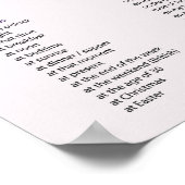 Voorbereiding van de tijd - Engelse grammatica Poster (Hoek)