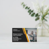 Voorbereiding van inkomstenbelasting visitekaartje (Staand voorkant)