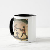 Voorbereiding van voedsel voor een symposium, deta mok (Voorkant links)