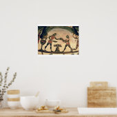 Voorbereiding van voedsel voor een symposium, deta poster (Keuken)