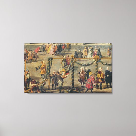 Voorbereiding voor de Fireworks-weergave Canvas Afdruk (Voorkant)