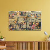 Voorbereiding voor de Fireworks-weergave Canvas Afdruk (Insitu (Woonkamer))