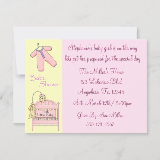 Voorbereiding voor een Baby-uitnodiging Kaart (Voorkant)