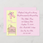 Voorbereiding voor een Baby-uitnodiging Kaart (Voorkant / Achterkant)