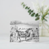 Voorbereiding voor een Race Briefkaart (Staand voorkant)