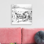 Voorbereiding voor een Race Canvas Afdruk (Insitu (Woonkamer))