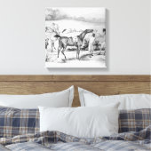 Voorbereiding voor een Race Canvas Afdruk (Insitu (Slaapkamer))