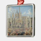 Voorbereiding voor Fireworks Display 2 Metalen Ornament (Links)