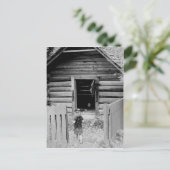 Voorbereiding voor het reinigen van de lente briefkaart (Staand voorkant)