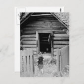 Voorbereiding voor het reinigen van de lente briefkaart (Voorkant / Achterkant)