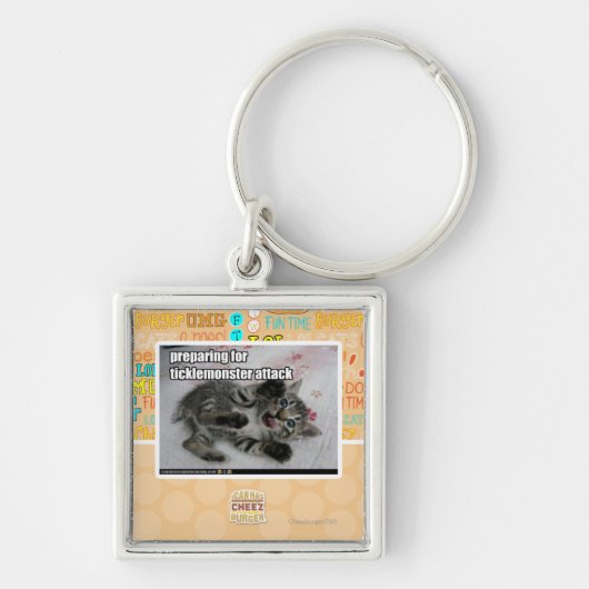 Voorbereiding voor Ticklassoorts aanval Sleutelhanger (Voorkant)