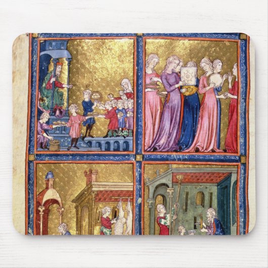 Voorbereidingen voor de overgang muismat (Voorkant)