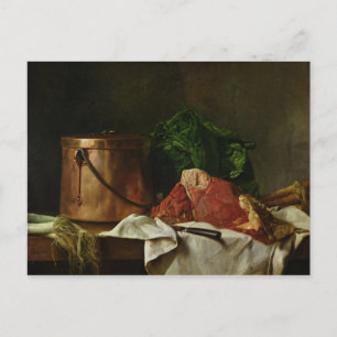 Voorbereidingen voor een steegje briefkaart
