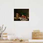 Voorbereidingen voor een steegje poster (Keuken)