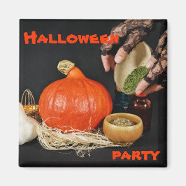 Voorbereidingen voor Halloween-souvenir Magneet