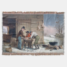 Voorbereidingen voor Kerstmis Francis Edmonds 1851