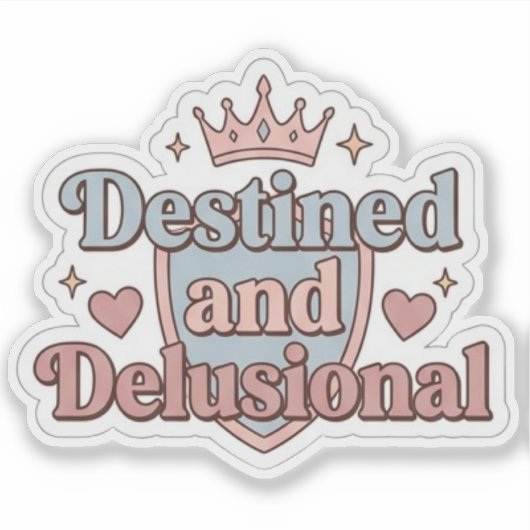 Voorbestemd en Bedrieglijk - Grappig Fantasy Boek Sticker (Voorkant)
