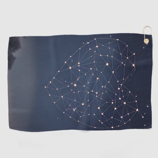 Voorbestemd om samen te zijn golfhanddoek (Horizontaal)