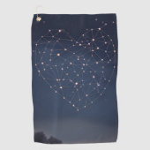 Voorbestemd om samen te zijn golfhanddoek (Voorkant)