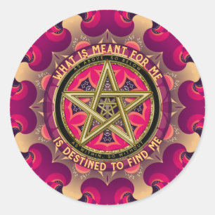 Voorbestemde Geschenken Liefde Ziel Verbindingen B Ronde Sticker