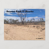 Voorbij Back O' Bourke Briefkaart (Voorkant)
