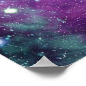 Voorbij de Abstracte wereldwonderen van de kosmos Poster (Hoek)