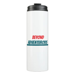 Voorbij de avontuurlijke thermische tuimelaar thermosbeker