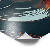 Voorbij de bloei: 3D Bloemen Abstractie - Foto E Foto Afdruk (Hoek)