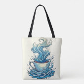 Voorbij de Dagelijkse Kop Tote Bag (Achterkant)