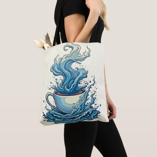 Voorbij de Dagelijkse Kop Tote Bag (Dichtbij)