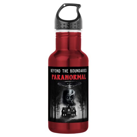 Voorbij de grenzen Paranormale Waterfles V2 (Voorkant)