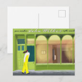 Voorbij de groene winkel feestdagenkaart (Voorkant / Achterkant)