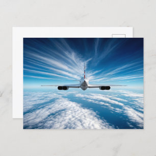 Voorbij de horizon: Concorde van achteren Briefkaart