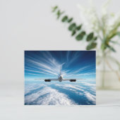 Voorbij de horizon: Concorde van achteren Briefkaart (Staand voorkant)