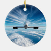 Voorbij de horizon: Concorde van achteren Keramisch Ornament (Achterkant)