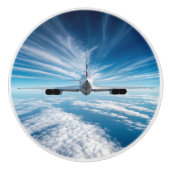 Voorbij de horizon: Concorde van achteren Keramische Knop (Voorkant)