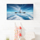 Voorbij de horizon: Concorde van achteren Spandoek (Insitu)