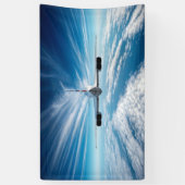 Voorbij de horizon: Concorde van achteren Spandoek (Verticaal)