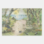 Voorbij de horizon inpakpapier vel (Voorkant)