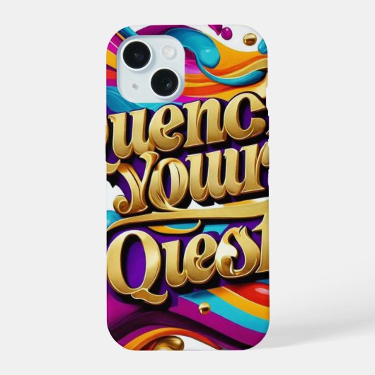 "Voorbij de horizon" iPhone 15 Case (Achterkant)