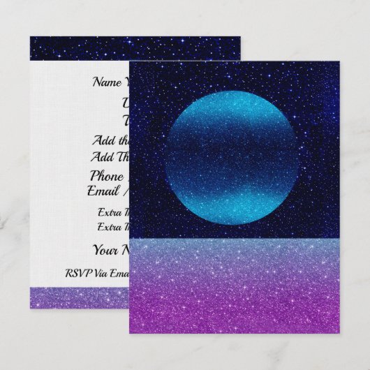 Voorbij de horizon kaart (Voorkant / Achterkant)