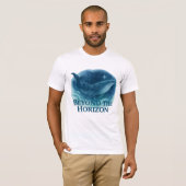 Voorbij de horizon - Majestic Whale Waterverf T-shirt (Voorkant volledig)
