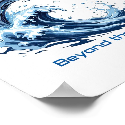 Voorbij de horizon - Robotic Dolphin Poster (Hoek)