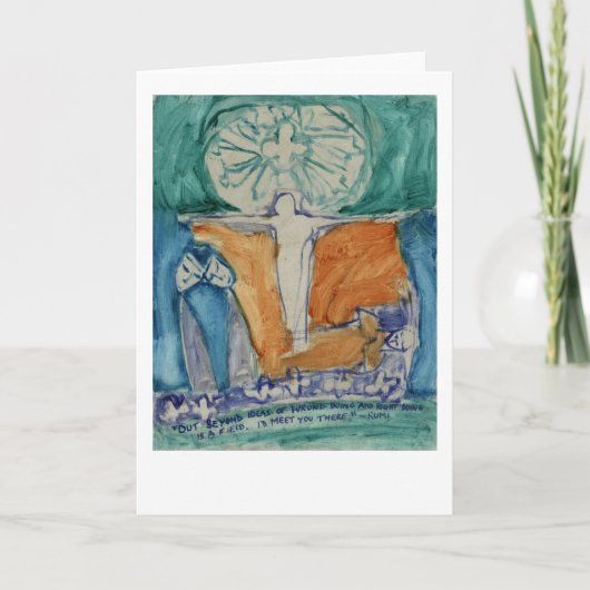 "Voorbij de ideeën van wangedrag en rechtdoen..." Kaart (Voorkant)