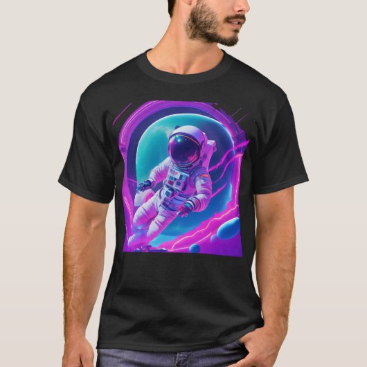 Voorbij de kosmos - de ruimte t-shirt (Voorkant)