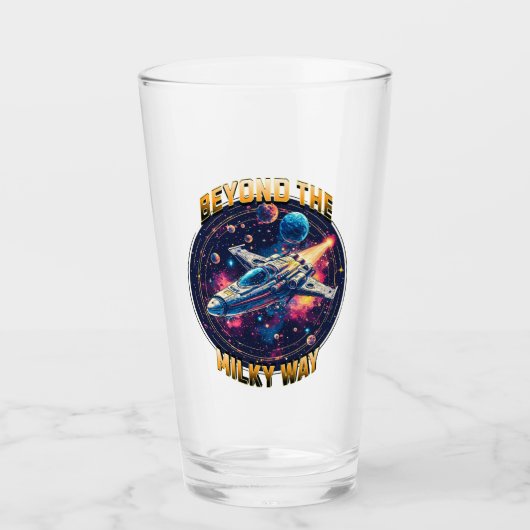 Voorbij de Melkweg Glas (Voorkant)