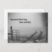Voorbij de mist is helderheid - Briefkaart (Voorkant / Achterkant)