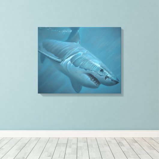 Voorbij de pauze canvas afdruk (Insitu (Houten vloer))